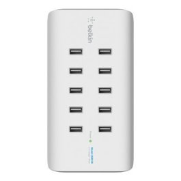 Belkin Rockstar Station de charge 10 ports USB-A 120W Blanc