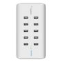 Belkin Hub USB 2.0 Rockstar 10 Ports Charge 2.4A Blanc - Chargeur Portable
