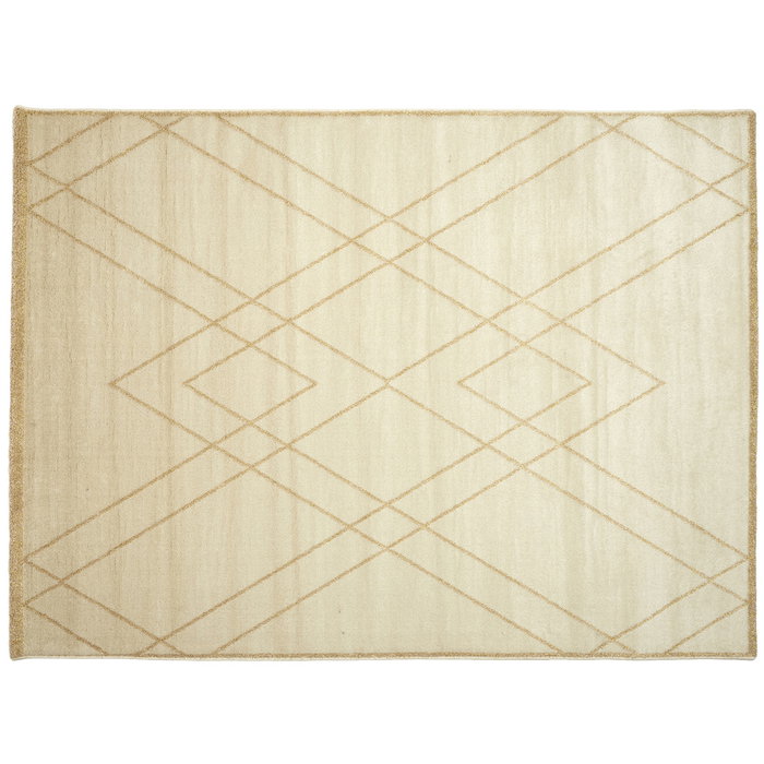 Home Deco Factory Tapis Londres 150x200 cm avec lignes dorées Home Deco Factory Tapis Londres 150x200 cm avec lignes dorées