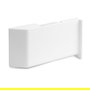 INDAUX Scarpi-4 Couvercle plastique gauche finition blanc pour tiroir ou meuble, couleur blanc / anthracite