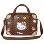 Karactermania Sacoche pour Portable Hello Kitty Squares Marron