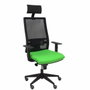 Piqueras y Crespo Chaise de bureau Horna, mécanisme synchrone, Pistache et Noir