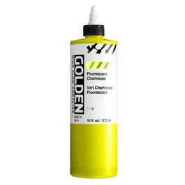 Golden Peinture Acrylique High Flow Fluorescente Chartreuse 473 ml