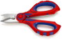KNIPEX Ciseaux pour électriciens avec point de sertissage 95 05 10 SB