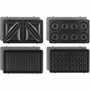 Weasy JOY600 Appareil à croque-monsieur 4 en 1, 750W, Noir