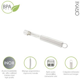 ORYX Décoreur de pommes et de fruits en acier inoxydable