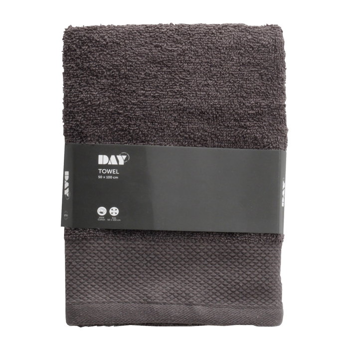 Day Serviette de bain 50x100 cm gris foncé