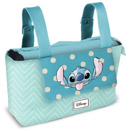 Karactermania Sac à langer maternité organisateur pour poussette Lilo et Stitch Disney - Taille 27x31x12 cm, extérieur imperméable et anti-tâches avec compartiment zip