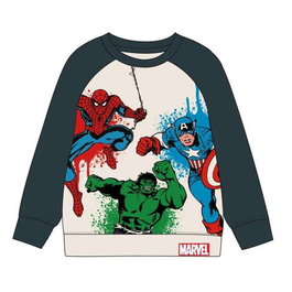 Cerdá Sweatshirt Cotton Brushed Avengers - Pour enfant 4 ans - Taille 4 ans - Couleur Beige