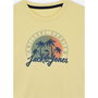 T shirt à manches courtes Enfant Jack & Jones Jjsummer Smu Vibe Ss Crew Jaune