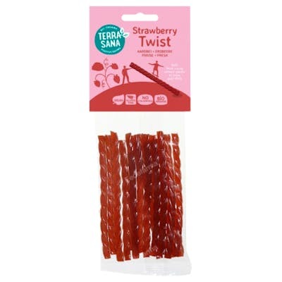 TERRASANA TWITS REGALIZ FRAISE BIO 75 g TERRASANA TWITS REGALIZ FRAISE BIO 75 g