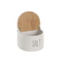 Home ESPRIT Salière Cottage Blanc Naturel Bambou Porcelaine