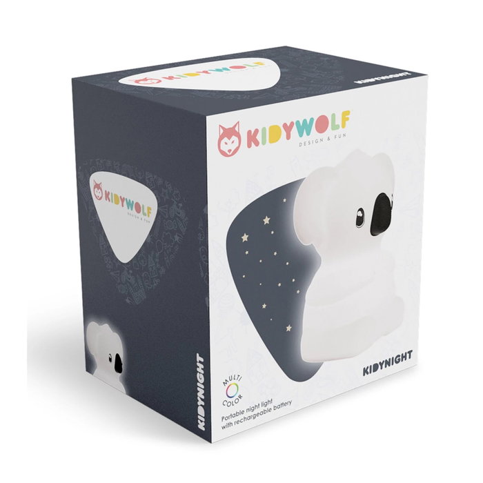 Kidywolf Veilleuse Koala avec changement de couleur 15cm Kidywolf Veilleuse Koala avec changement de couleur 15cm
