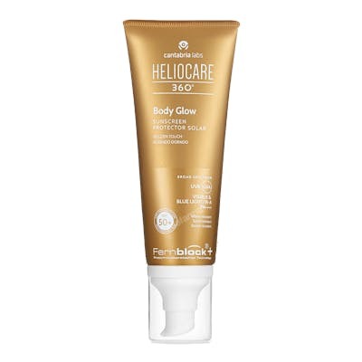 Heliocare 360 Body Glow Crème Solaire Corps Finition Dorée SPF50+