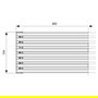 HERRAJES ALK Grille de Ventilation pour Four M900 Blanc (8 Tiges par Boîte)