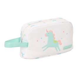 SAFTA - Boîte à petit-déjeuner thermique Unicornio avec compartiment à zip et anse, intérieur alu, 21,5x6,5x12 cm