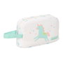SAFTA - Boîte à petit-déjeuner thermique Unicornio avec compartiment à zip et anse, intérieur alu, 21,5x6,5x12 cm
