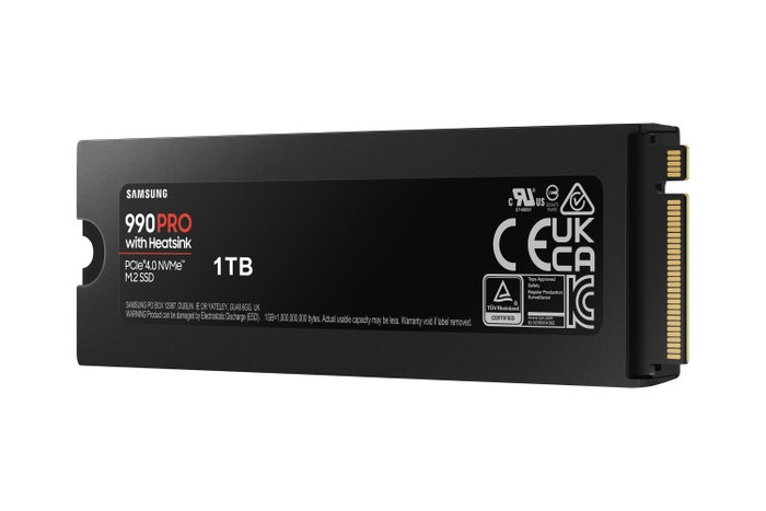 Samsung 990 PRO Heatsink 1TB M.2 NVMe SSD