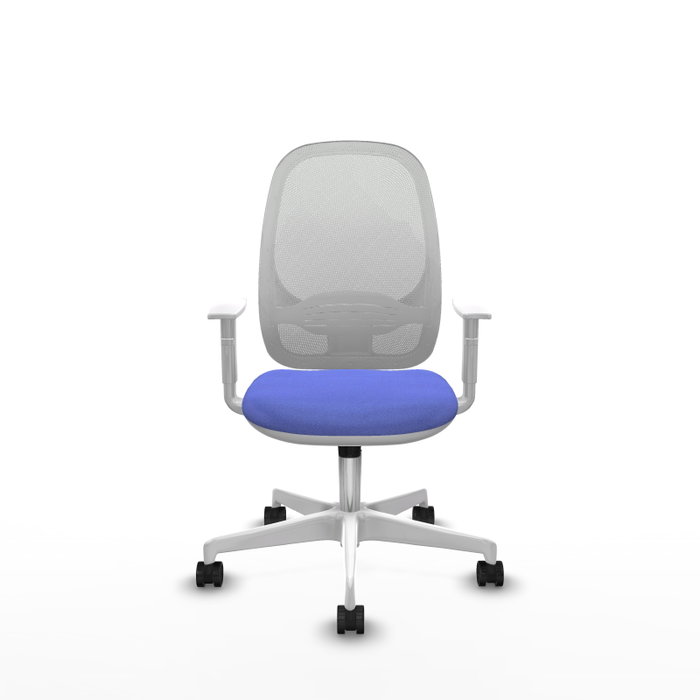 PIQUERAS Y CRESPO Chaise de Bureau Cilanco Synchro Bleu clair
