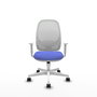 PIQUERAS Y CRESPO Chaise de Bureau Cilanco Synchro Bleu clair