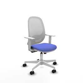 PIQUERAS Y CRESPO Chaise de Bureau Cilanco Synchro Bleu clair