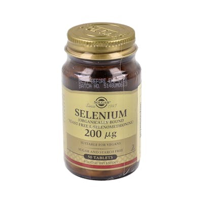 Solgar Sélénium 200 µg 50 comprimés