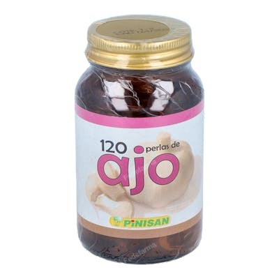 PINISAN Ajo 500 mg 120 perles – Complément alimentaire cardiovasculaire sans gluten PINISAN Ajo 500 mg 120 perles – Complément alimentaire cardiovasculaire sans gluten
