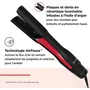 Revlon One Step Air Straight RVDR5330E Sèche Cheveux et Lisseur 2-en-1 Technologie AirPause Noir avec Accessoires