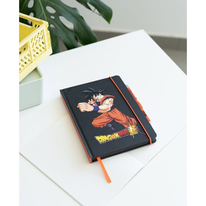 Dragon Ball carnet premium A5 avec stylo projecteur Super Goku Dragon Ball carnet premium A5 avec stylo projecteur Super Goku