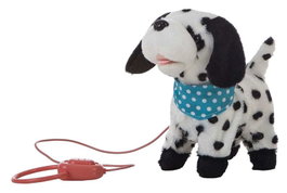 Creaciones Llopis - Dalmata Musical Caja-Pilas 24cm - Peluche Musicale à Piles - Dalmatien - 24 cm - Jouet pour Enfant à Partir de 3 Ans