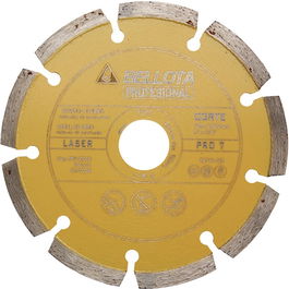 Bellota Disque Diamant Travail 50711-115 Laser Pro 7, Coupe à Sec
