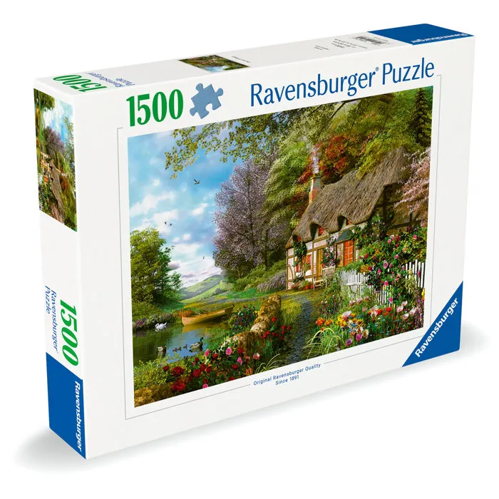 Ravensburger Puzzle Adulte 1500 Pièces - Cottage de Campagne - Dès 14 Ans - Qualité Supérieure - 12000700