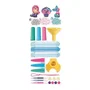CLEMENTONI - Coffret Créatif Crée tes Stylos Magical Mermaids - Personnalisation de 3 Stylos sur le Thème de l'Océan - Dès 6 Ans