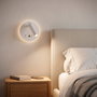 Spot LED rond 9 W orientable avec port USB-C 630 lm 3000 K blanc chaud mural