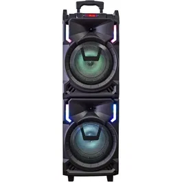 Inovalley MS01XXL Enceinte Nomade Karaoke Trolley Bluetooth 800W avec Ecran LED, USB et Port Micro SD
