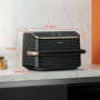 Cosori Dual Blaze Twinfry Chef Edition 10L Noir Argenté Métallisé