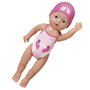 Zapf Creation Baby Born Nadadora 30cm 835302, Poupée Bébé Nageuse Mécanique, Motif Patita Berta, Âge Recommandé +12 Mois