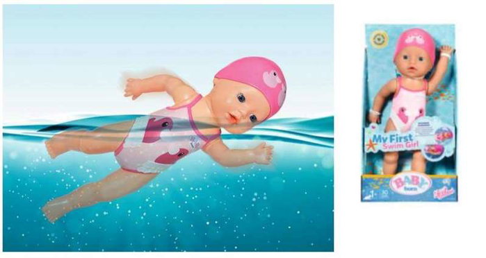 MGA Baby Born Nadadora 30 cm avec fonction de natation mécanique MGA Baby Born Nadadora 30 cm avec fonction de natation mécanique