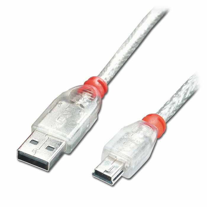 LINDY Câble USB 2.0 A vers Mini USB B Blanc 2 m LINDY Câble USB 2.0 A vers Mini USB B Blanc 2 m