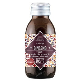 KILDESPRING Human Shots Ginseng Bio 90 ml - Complément Alimentaire Énergisant à Base de Ginseng