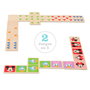WOOMAX Domino Bébé Disney en Bois - 2 Modèles en 1, 28 Pièces, Taille 19 cm, Pour Enfants 24 Mois et Plus