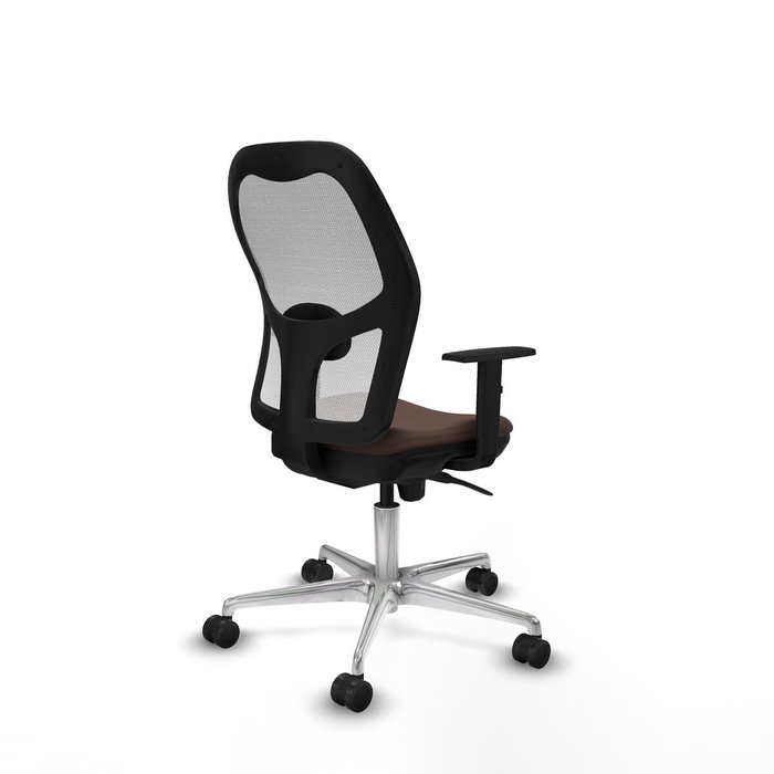 Piqueras y Crespo Chaise de Bureau 1D086N0 Blanc Brun foncé Piqueras y Crespo Chaise de Bureau 1D086N0 Blanc Brun foncé