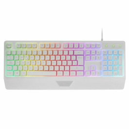 Souris Gaming Mars Gaming MK124WES Blanc Espagnol Qwerty