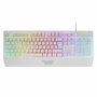 Souris Gaming Mars Gaming MK124WES Blanc Espagnol Qwerty