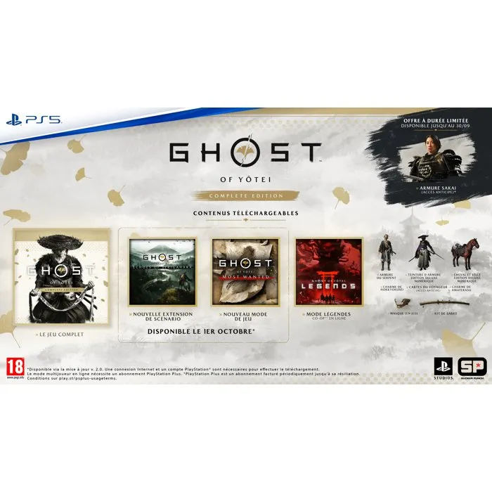 Sony Computer Entertainment Ghost of Yotei - Édition Complete - Jeu PS5