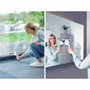 Leifheit NEMO Aspirateur de salle de bain et de vitres avec buse et support mural