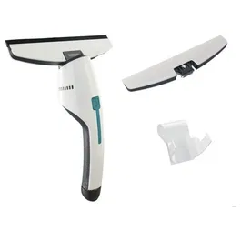 Leifheit Nemo 51035 Aspirateur-laveur de vitres et surfaces salle de bain électrique, maniable avec batterie lithium-ion 45 min et support mural, blanc