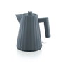 Alessi MDL06/1 G Bouilloire Électrique Plissé Design Michele De Lucchi 1 Litre Gris