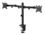 eSTUFF Support de bureau pour double moniteur