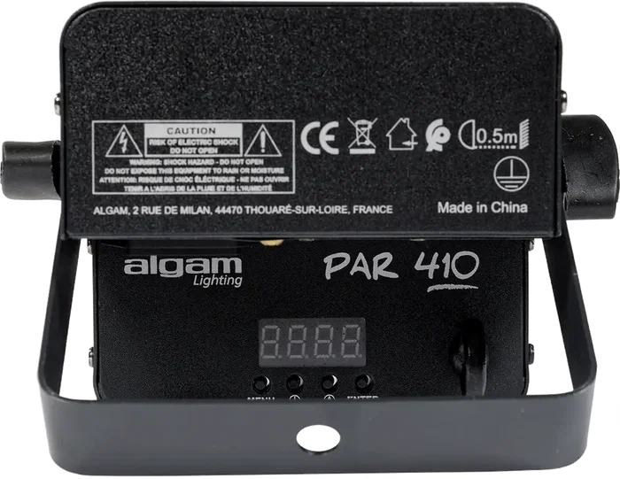 Algamlight Projecteur LED 4x10W RGBW DMX 22° - Faisceau Automatique Musical Stroboscopique